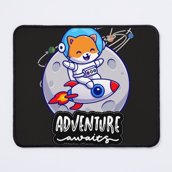 Item preview, Kids- Design – Cute Puppy Adventure with space and Rocket designed and sold by Glow & Grow.