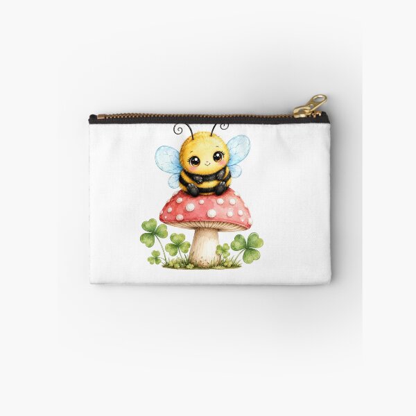 Item preview, Baxter Bumblebee on a Mushroom designed and sold by Curious Frog.