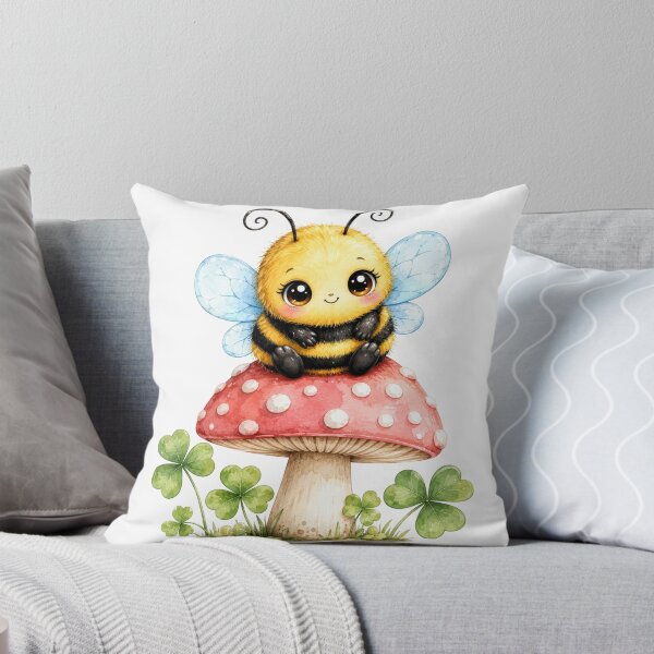 Item preview, Baxter Bumblebee on a Mushroom designed and sold by Curious Frog.