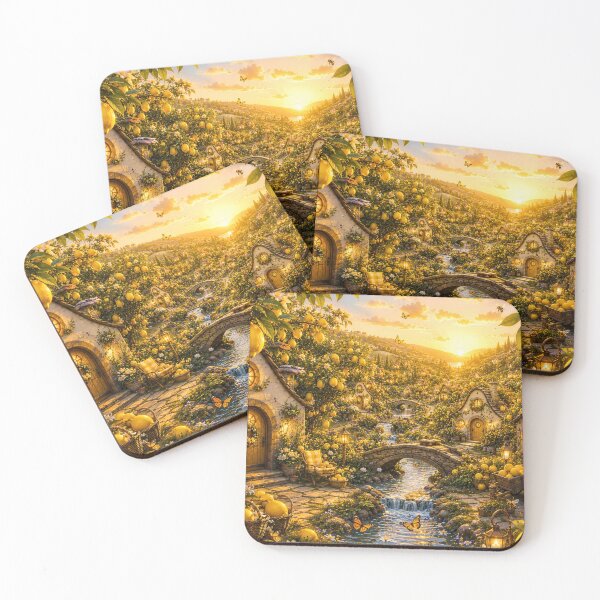 Item preview, Lemon Village Fantasy designed and sold by Gold&pixels.