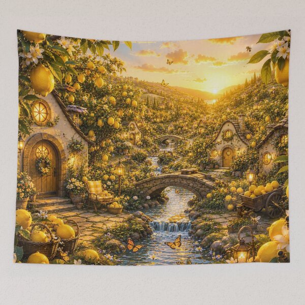 Item preview, Lemon Village Fantasy designed and sold by Gold&pixels.