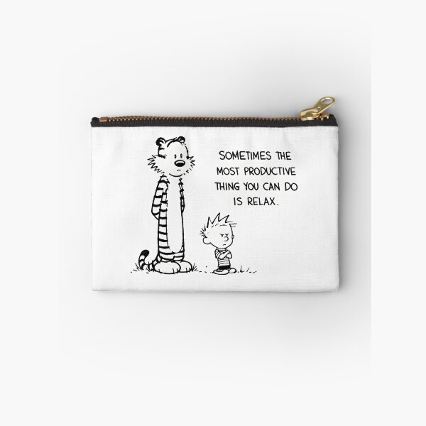 Item preview, Sometimes the Most Productive Thing You Can Do Is Relax | Calvin and Hobbes Inspired Quote designed and sold by boutkhilnl.