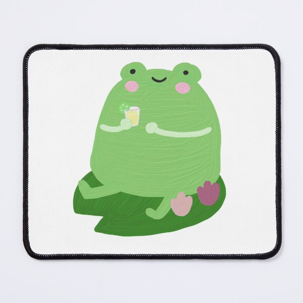 Item preview, frog with a green tea shot designed and sold by ejpearllim.