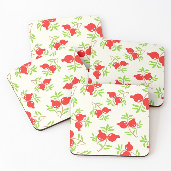 Item preview, August 7th Birth Flower Pomegranate Pattern designed and sold by birthflower.