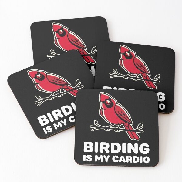 Item preview, Birding Is My Cardio Funny Cardinal Bird Watcher Gift designed and sold by 519xdesign.