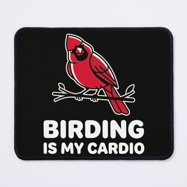 Item preview, Birding Is My Cardio Funny Cardinal Bird Watcher Gift designed and sold by 519xdesign.