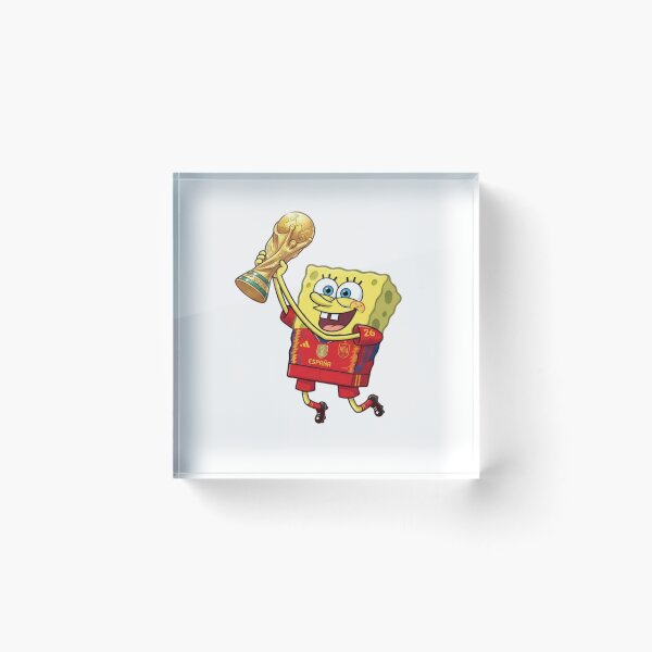 Item preview, Spongebob Spain Soccer Champion World Cup Trophy Winner Artwork designed and sold by annaarthk.