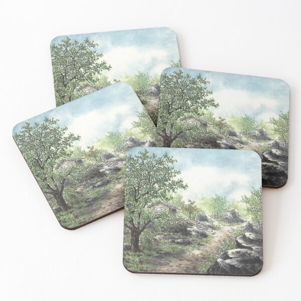Item preview, August 7th birthday flower Pomegranate Landscape designed and sold by birthflower.