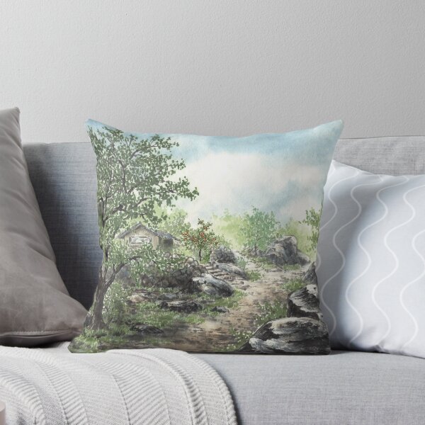 Item preview, August 7th birthday flower Pomegranate Landscape designed and sold by birthflower.
