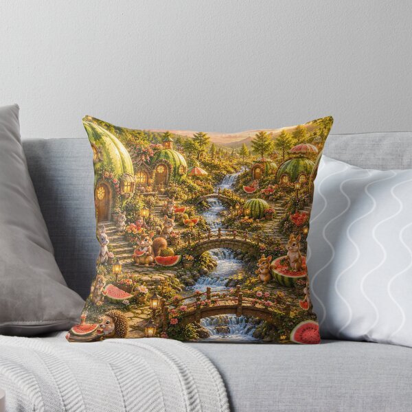 Item preview, Watermelon Village Fantasy designed and sold by Gold&pixels.