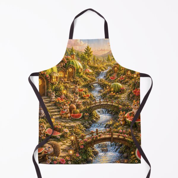 Item preview, Watermelon Village Fantasy designed and sold by Gold&pixels.