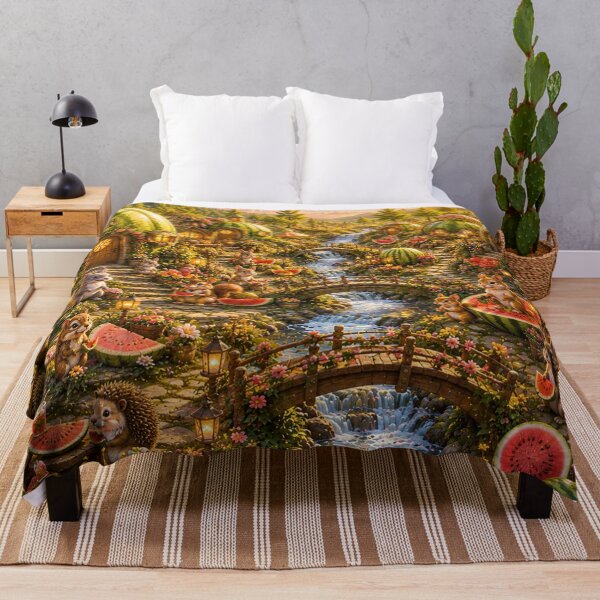 Item preview, Watermelon Village Fantasy designed and sold by Gold&pixels.