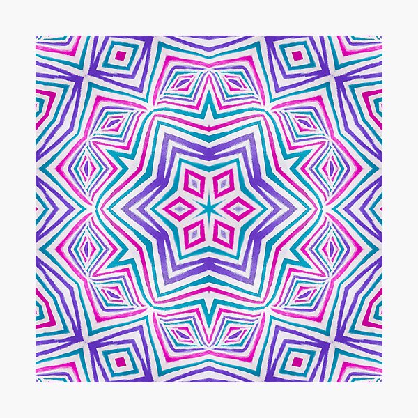 Item preview, Modern Funky Hippie Geometric Pattern designed and sold by SCArtAndGames.