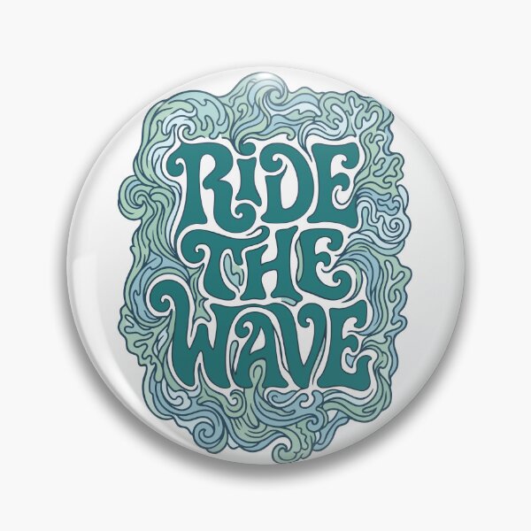 Item preview, Ride The Wave - Coastal Surf Typography designed and sold by Pulpa-grafica.