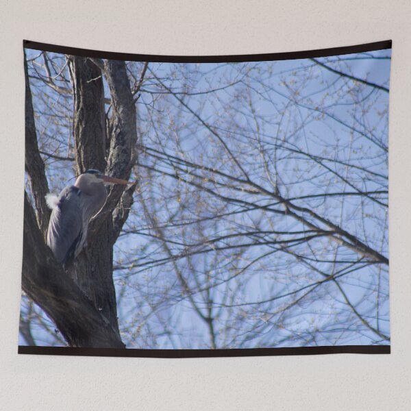 Item preview, Great Blue Heron in Tree designed and sold by Perspective Wings.
