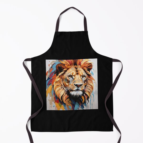 Item preview, Lion Face Majestic Oil Painting Digital Design Art designed and sold by DEC02.
