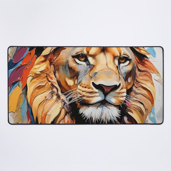 Item preview, Lion Face Majestic Oil Painting Digital Design Art designed and sold by DEC02.