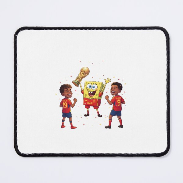 Item preview, Spongebob Celebrating Soccer World Cup Victory With Spain Football Champions designed and sold by annaarthk.