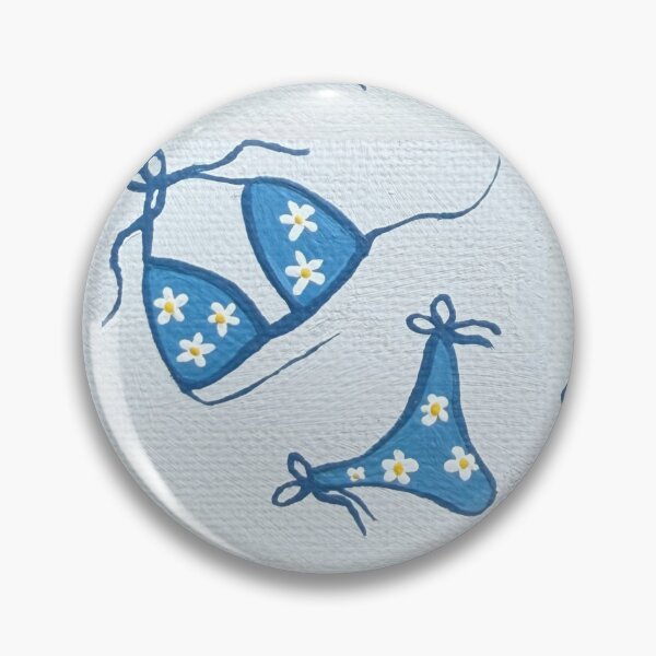 Item preview, Blue Flower Bikini designed and sold by youngandcrafty.