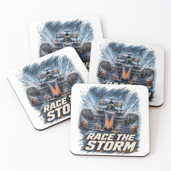 Item preview, Race the Storm Open Wheel Rain Racing Art designed and sold by Tobull.
