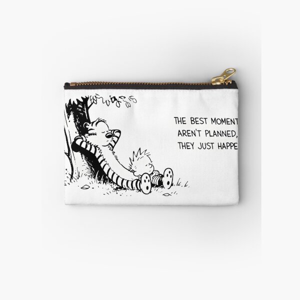 Item preview, The Best Moments Aren't Planned, They Just Happen | Calvin and Hobbes Inspired Quote designed and sold by boutkhilnl.