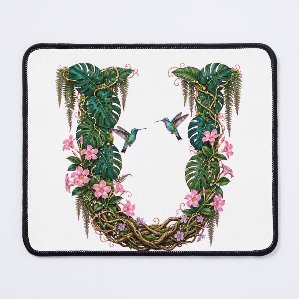 Item preview, Letter U - The Hummingbird's Nest designed and sold by FantasyPearl.