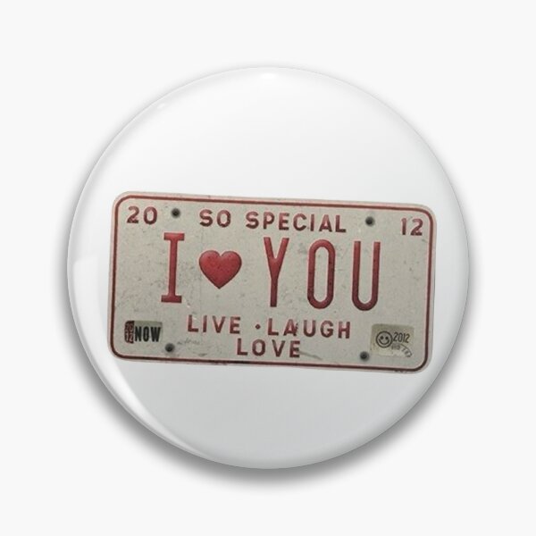 Item preview, whimsy vintage i love you license plate designed and sold by ellmoswrld.