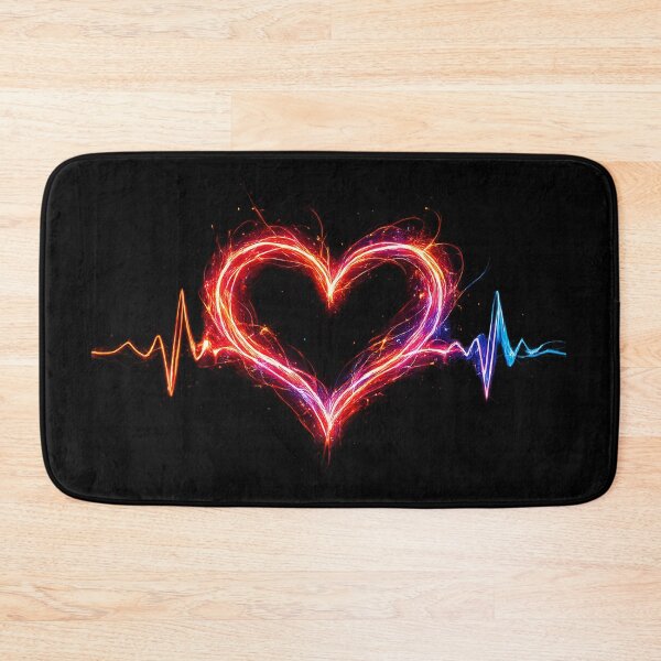 Item preview, Neon Heartbeat Energy Line Artwork designed and sold by NucciCollective.