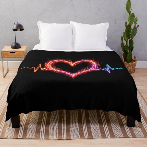 Item preview, Neon Heartbeat Energy Line Artwork designed and sold by NucciCollective.