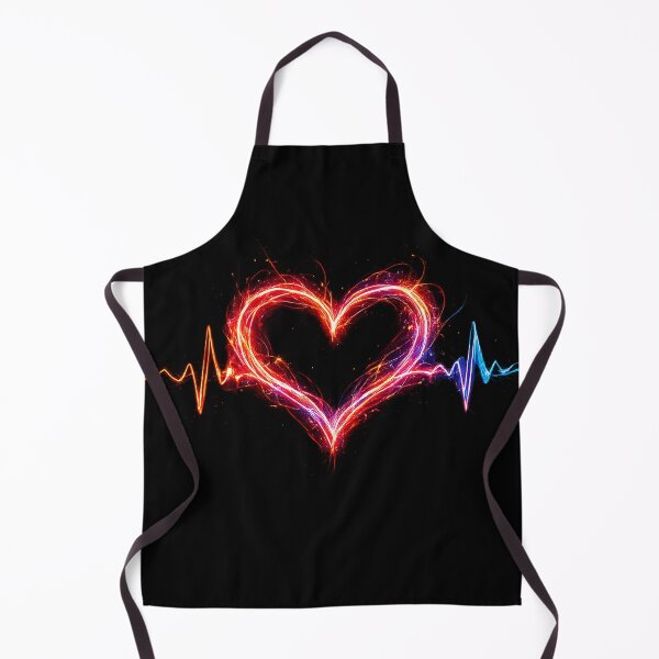 Item preview, Neon Heartbeat Energy Line Artwork designed and sold by NucciCollective.