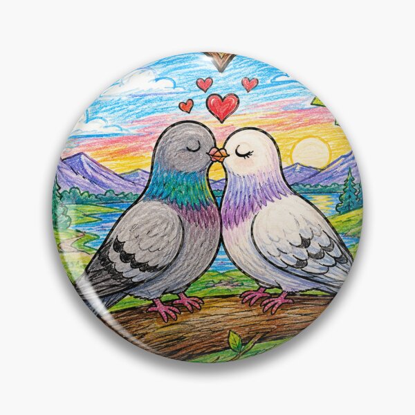 Item preview, Lovebirds at sunset designed and sold by brasildesigns.