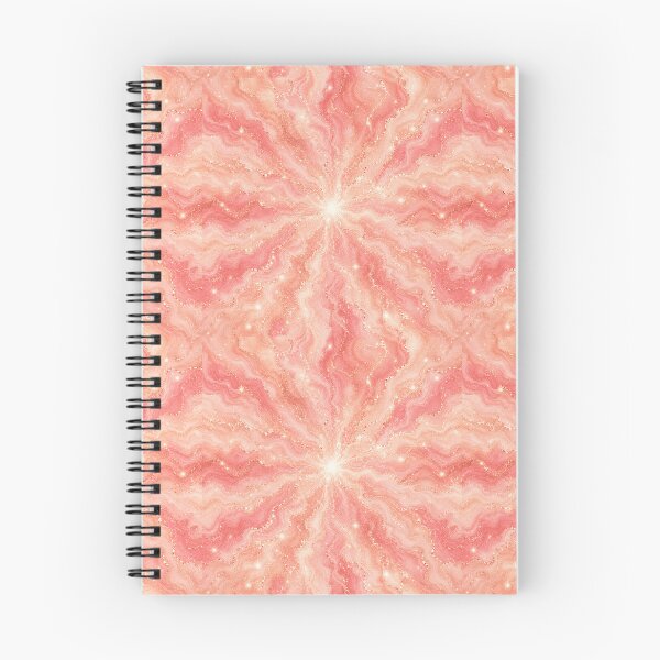 Item preview, Pink Golden Nebula Radial Print designed and sold by Inkworksbyshery.