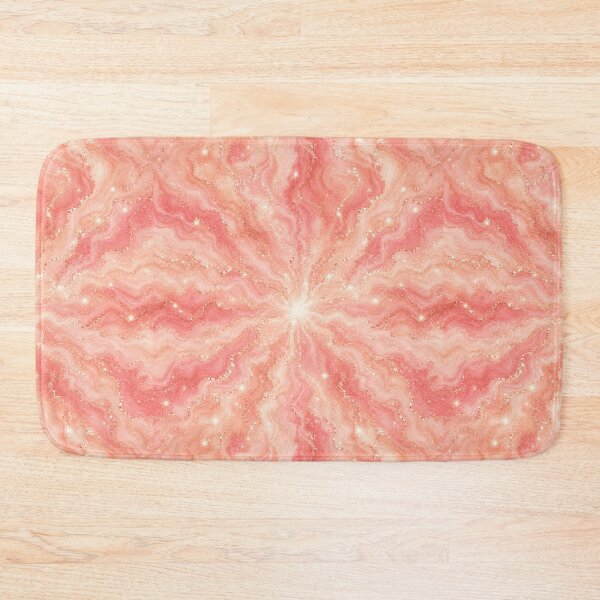 Item preview, Pink Golden Nebula Radial Print designed and sold by Inkworksbyshery.