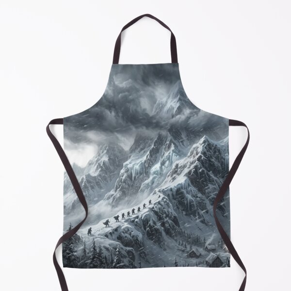 Item preview, Caradhras Mountain Pass Lord of the Rings Blizzard Landscape designed and sold by LunaMarkos.