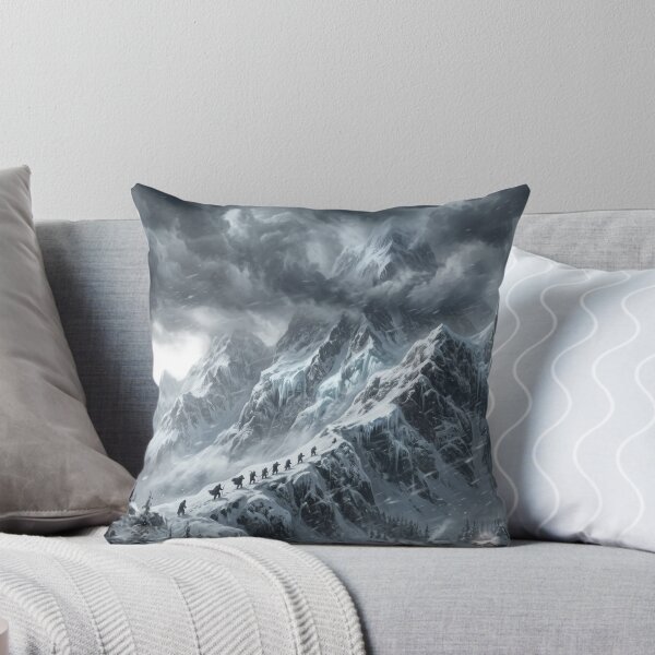 Item preview, Caradhras Mountain Pass Lord of the Rings Blizzard Landscape designed and sold by LunaMarkos.