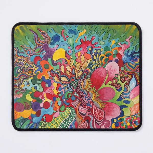 Item preview, city vivid patterns - original painting enhanced by AI in 2026 designed and sold by Margo Humphries.