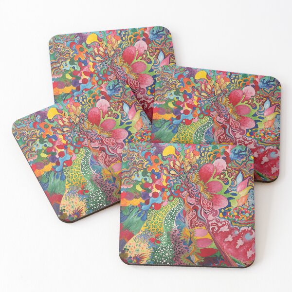 Item preview, city vivid patterns - original painting enhanced by AI in 2026 designed and sold by Margo Humphries.