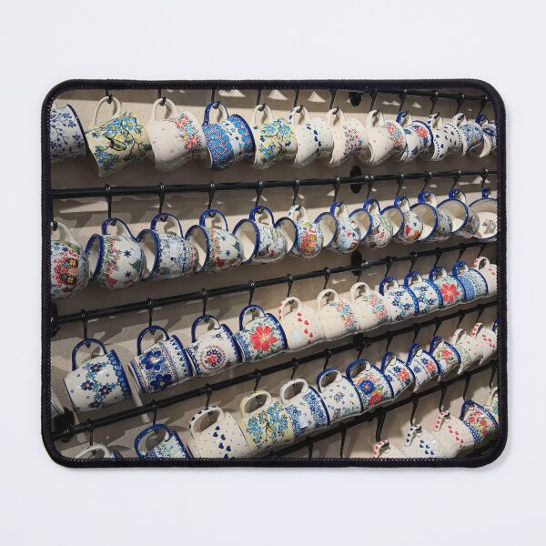 Item preview, Wall of hand painted mugs designed and sold by generalbonkers.