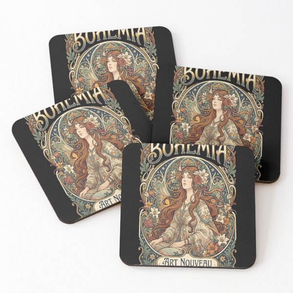 Item preview, Art Nouveau BOHEMIA designed and sold by Bensoncreatives.