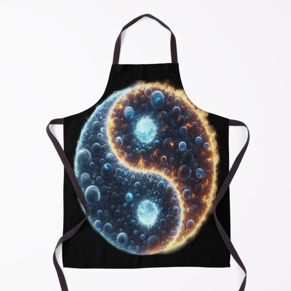 Item preview, Cosmic Yin‑Yang of Fire and Water designed and sold by TroviTutto.