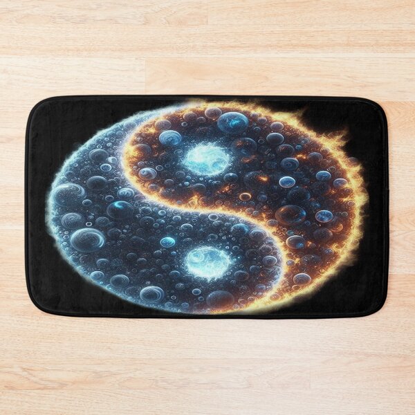 Item preview, Cosmic Yin‑Yang of Fire and Water designed and sold by TroviTutto.