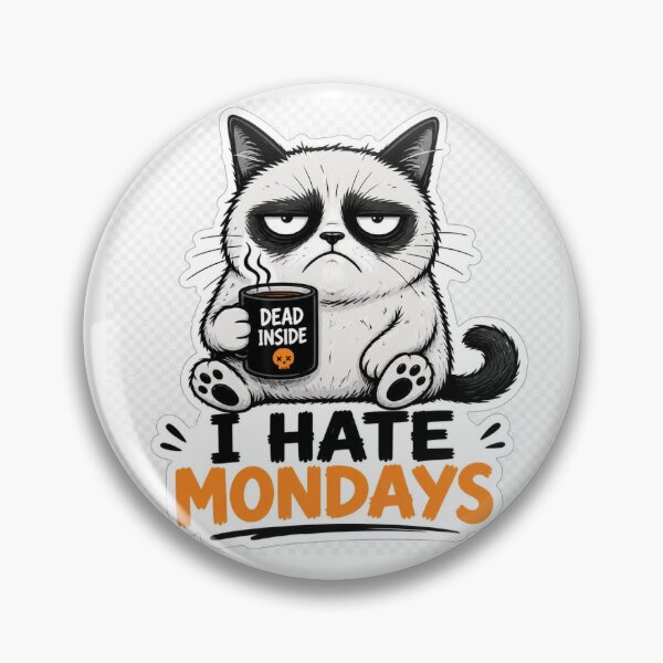 Item preview, I Hate Mondays Grumpy Cat Coffee designed and sold by Pawbly.