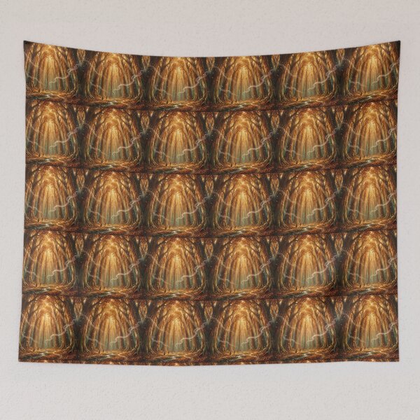 Item preview, Lothlorien Golden Forest Lord of the Rings Elven Wood Landscape designed and sold by LunaMarkos.