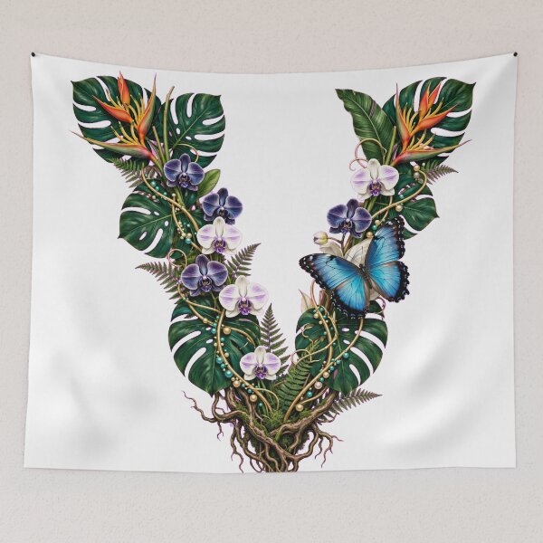 Item preview, DESCRIPTION Letter V - The Magic Flight designed and sold by FantasyPearl.