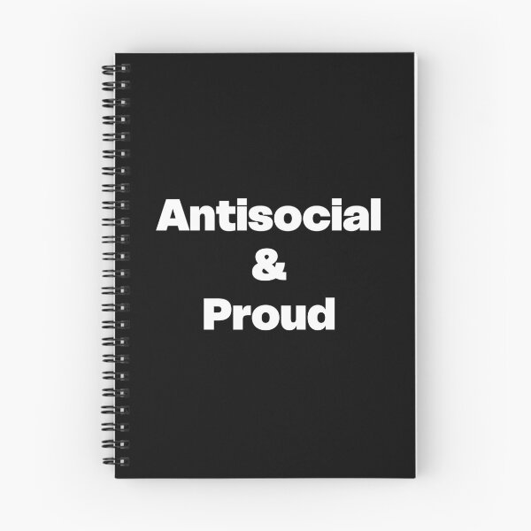 Item preview, Antisocial & Proud designed and sold by GraphicWorlds.