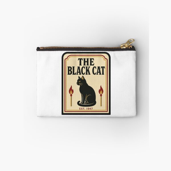Item preview, The Black Cat Vintage Matchbook | Retro Cat Bar Matchbook Art Cat Lover Gift designed and sold by StickyGuys.