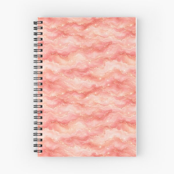 Item preview, Golden Nebula Horizontal Rose Gold Wave Art designed and sold by Inkworksbyshery.