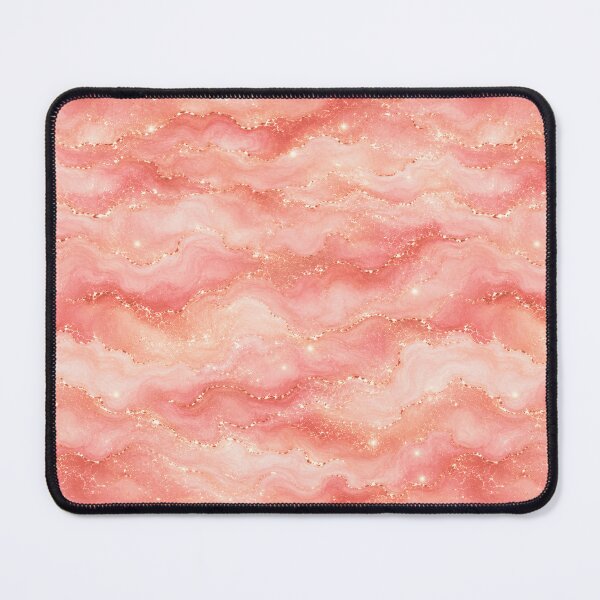 Item preview, Golden Nebula Horizontal Rose Gold Wave Art designed and sold by Inkworksbyshery.