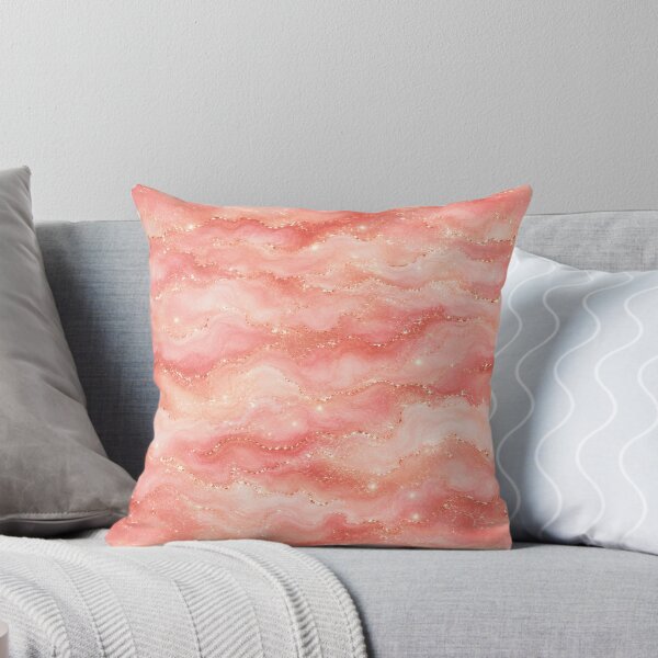 Item preview, Golden Nebula Horizontal Rose Gold Wave Art designed and sold by Inkworksbyshery.