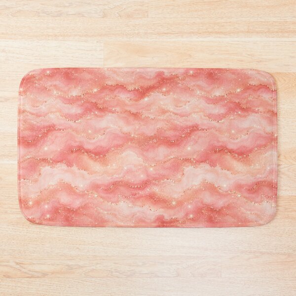 Item preview, Golden Nebula Horizontal Rose Gold Wave Art designed and sold by Inkworksbyshery.